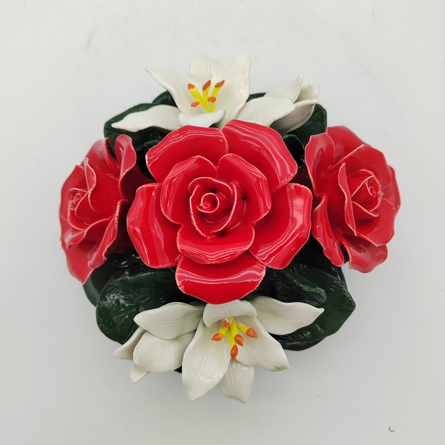 rose and lily mix grave base
