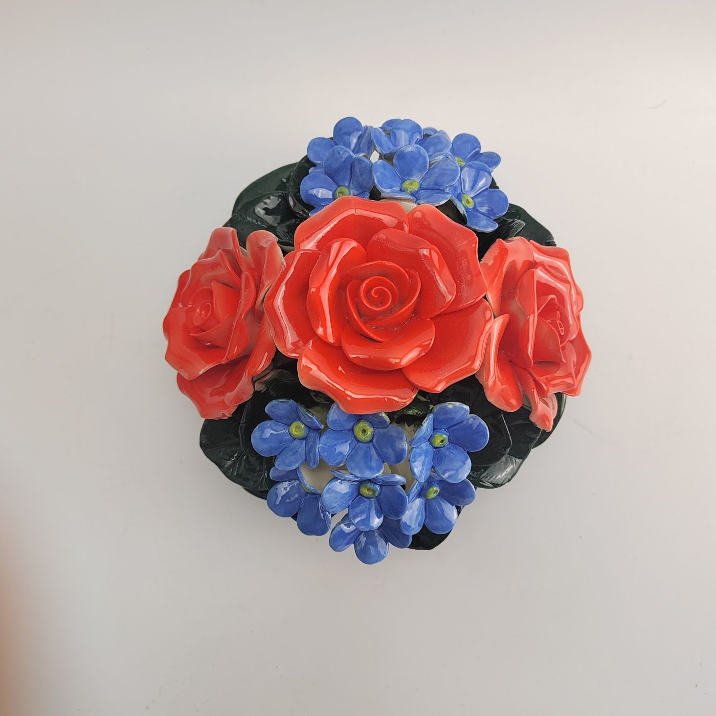 rose + forget me not